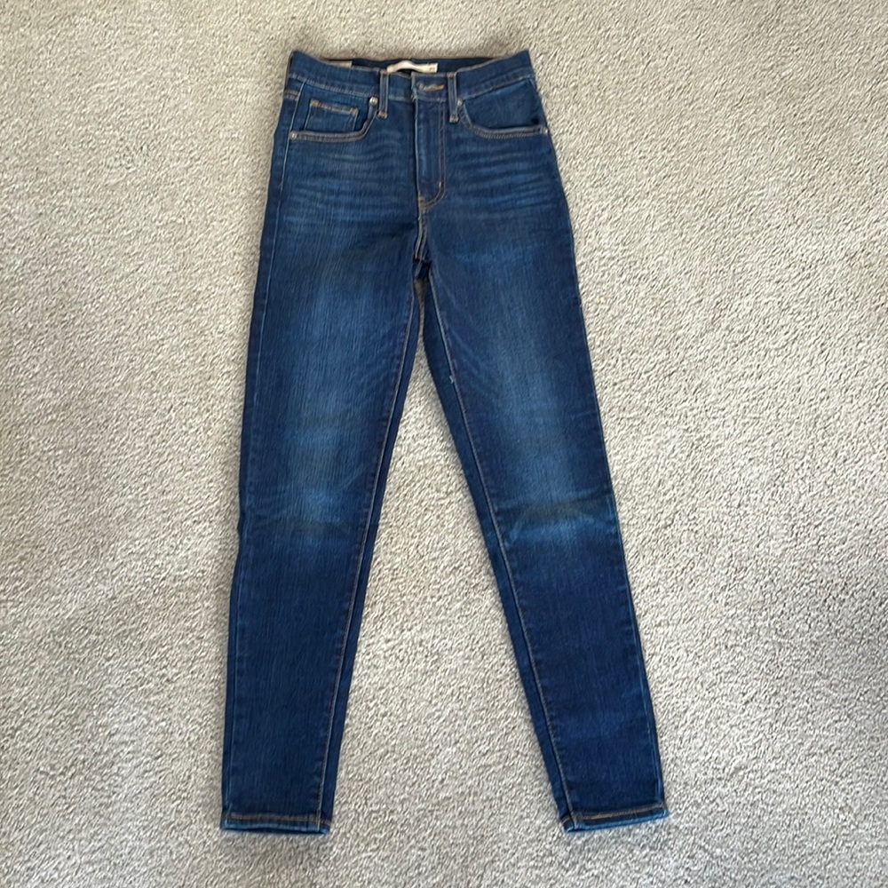 Levi’s Mile High Super Skinny Jeans, Size 25